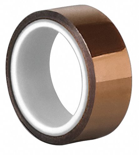 Insulating Tape,1 x 36 yd,2.5 mil,Amber