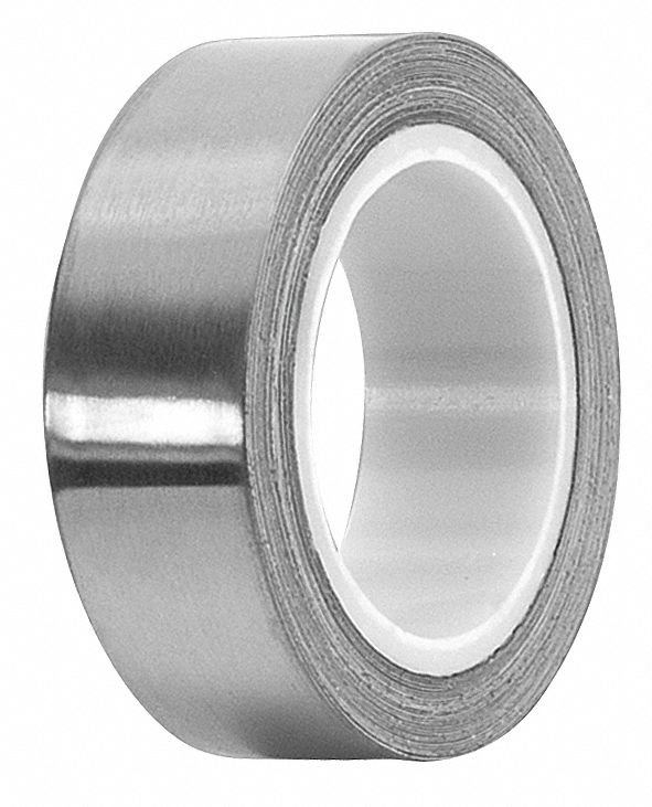 Foil Tape with Liner,1/2In x 5 Yd,Silver