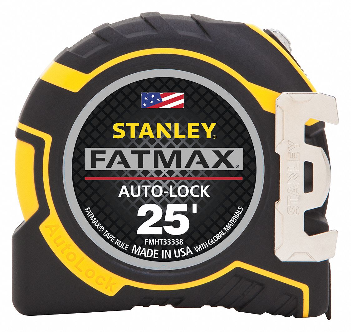 Stanley Ft Steel Sae Tape Measure Black Yellow Jx Fmht L