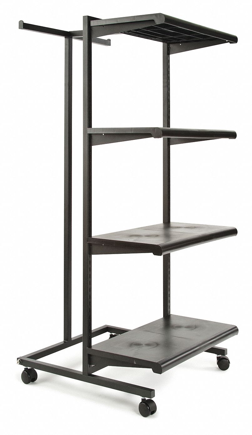 ECONOCO Single Frame with Shelves, 24"W x 58"H x 27"L, Steel and