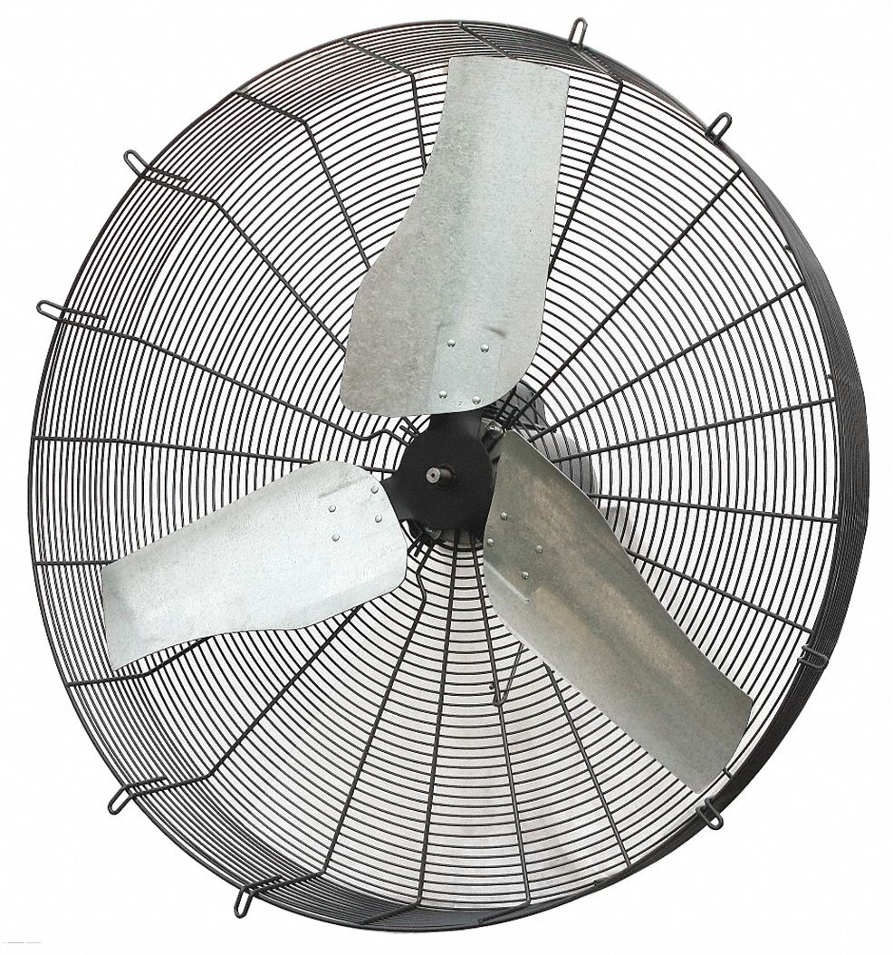 DAYTON 36" Blade Dia. 1/2 HP Guard Mounted Exhaust Fan, 836 Motor RPM