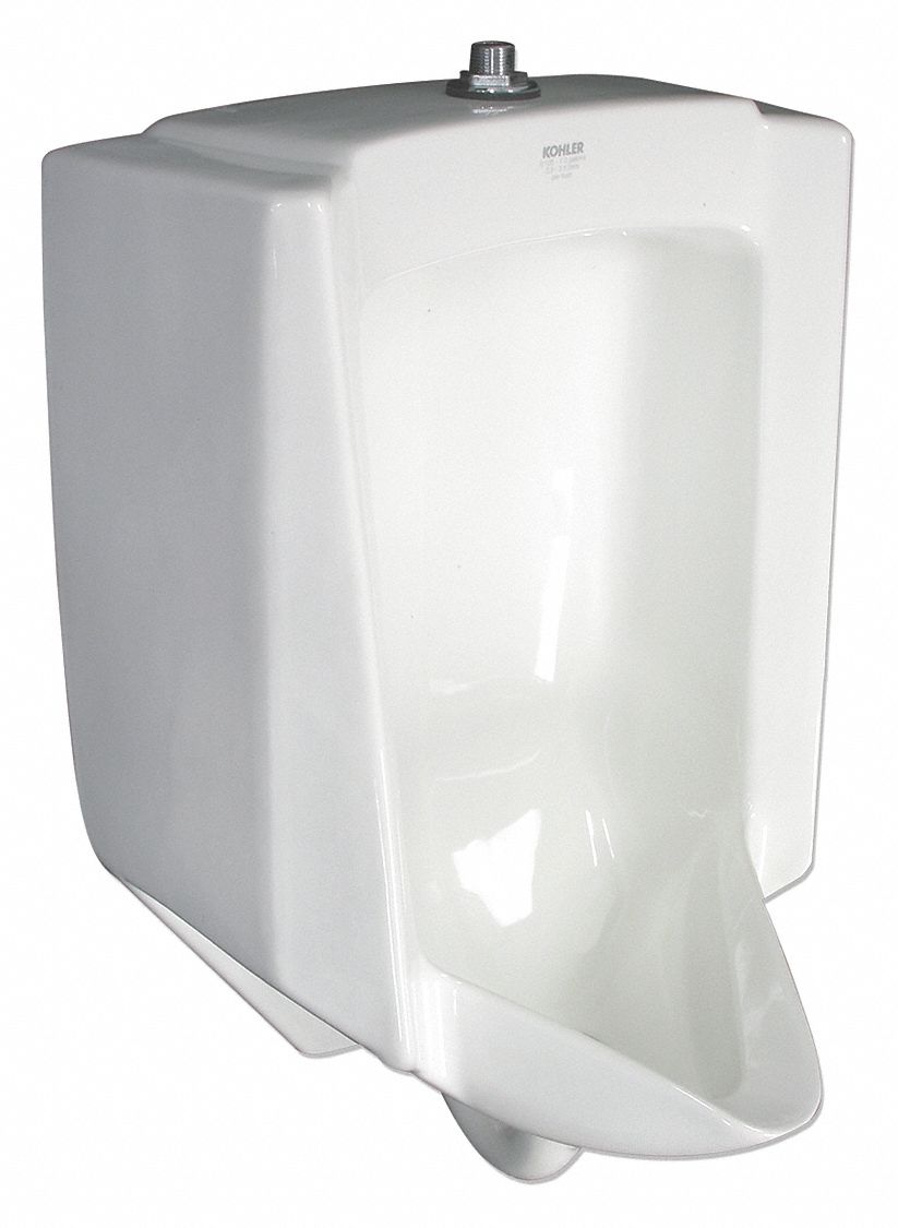 KOHLER Washout, Wall, Urinal, Gallons per Flush 0.125 to 1.0, Height