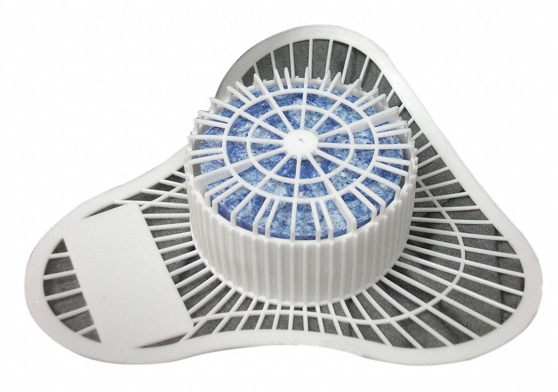 ABILITY ONE Urinal Screen with Block, Fresh Breeze, NonPara, 2.5 oz