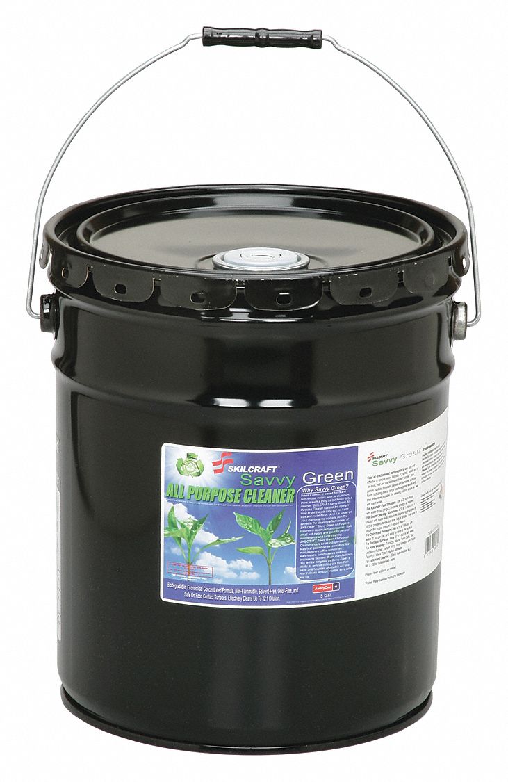 SKILCRAFT All Purpose Cleaner, 5 gal, Bucket, Liquid, Primary Chemical