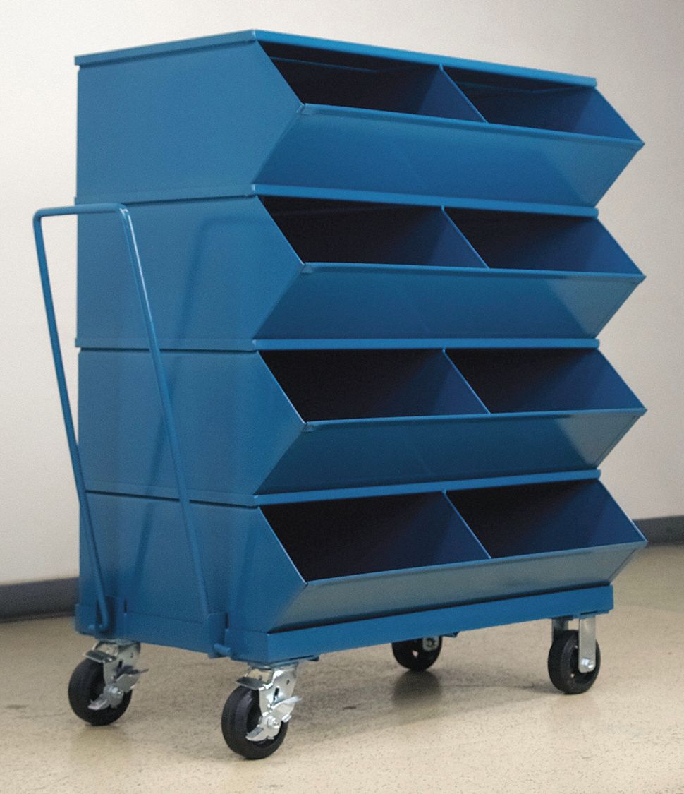STACKBIN Sectional Stacking Bin Units 37 in x 5 3/8 in x 48 1/4 in