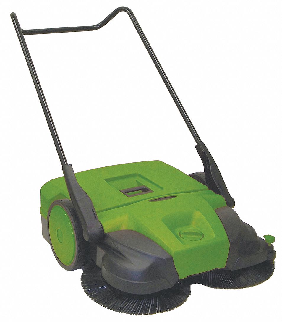 BISSELL COMMERCIAL Push Sweeper, 31" Cleaning Path, 13.2 gal