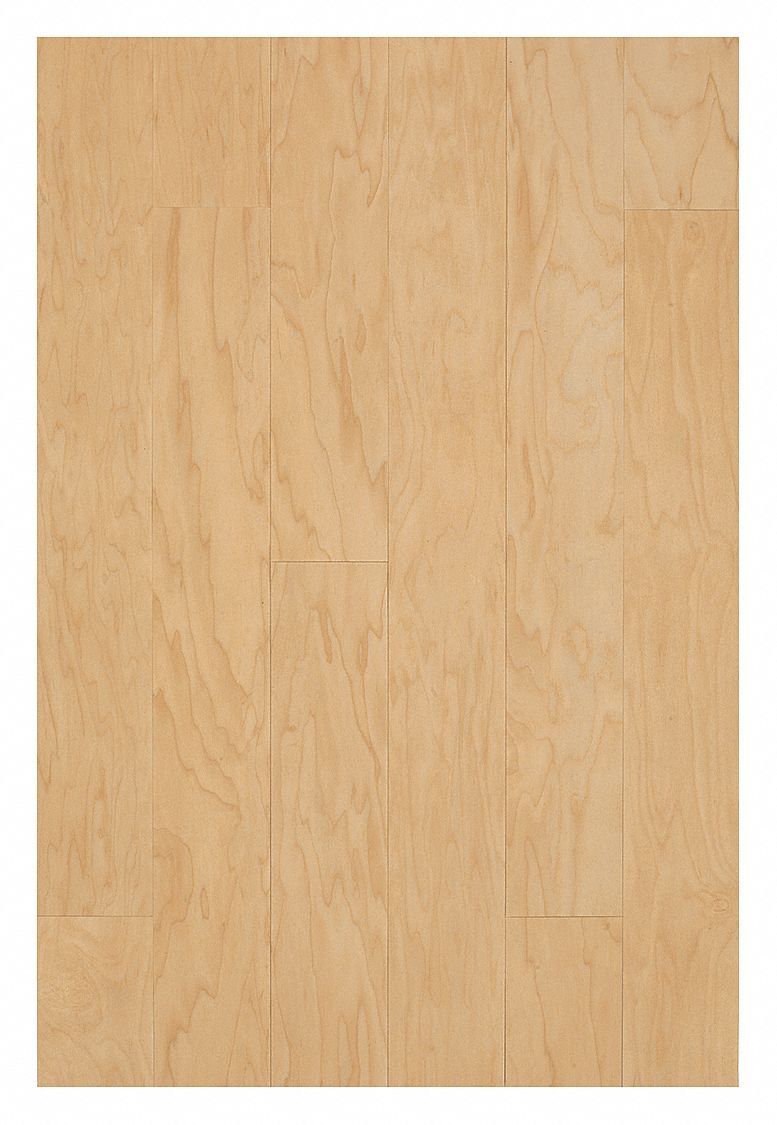 ARMSTRONG Vinyl Tile Flooring, Nouveau Maple Light Maple, Medium Gloss