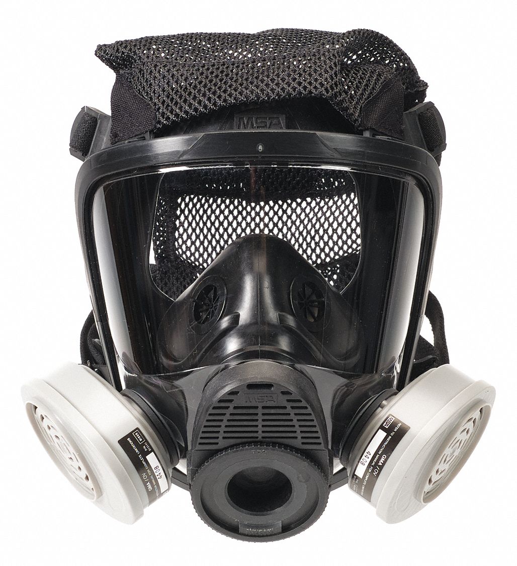 MSA Full Face Respirator, Advantage® 4000 Series, Mask Size S