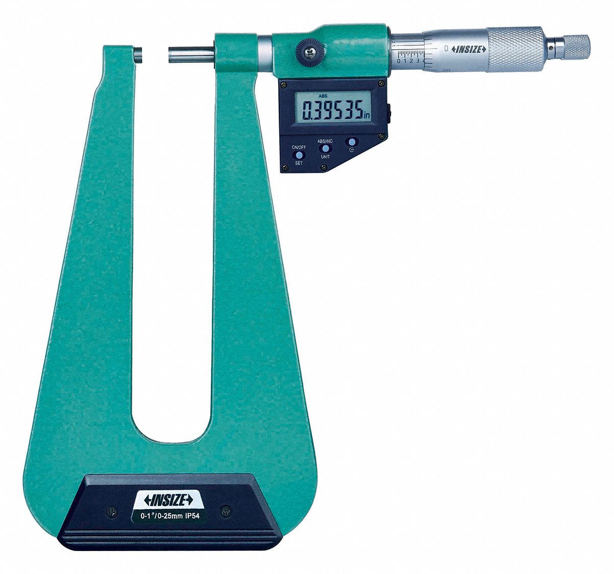 INSIZE Digital Sheet Metal Micrometer, Operation Type Digital, Range 0
