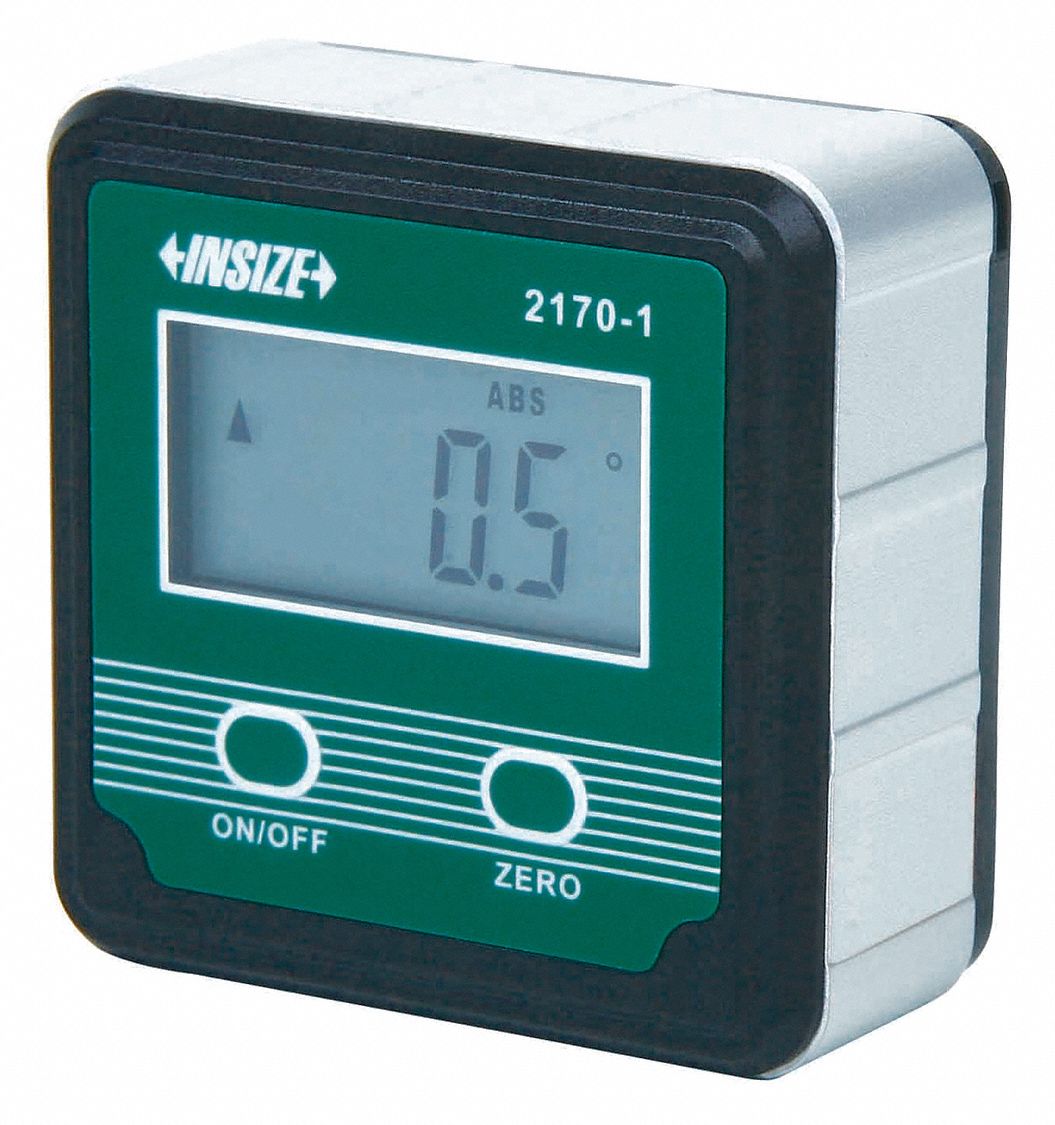 INSIZE Electronic Level, 17/64" W, 223/64" L 463D9621701 Grainger