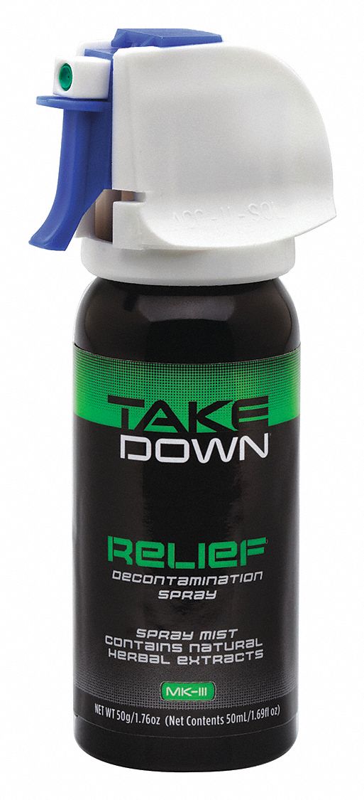 MACE Pepper Spray, No. of Shots 20, 1.41 oz. 464P393050 Grainger