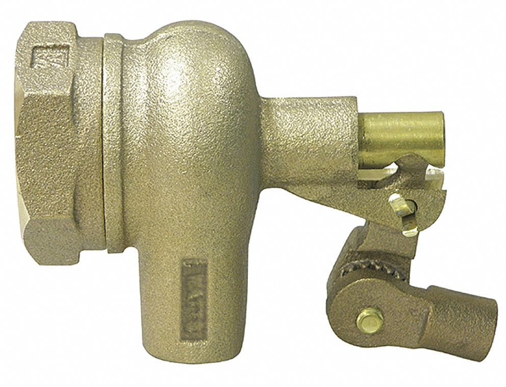 WATTS Heavy Duty Float Valve, 1 1/4 in, FNPT, Bronze 46A9871250