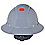 Hard Hat,Full Brim,4pt. Ratchet,Gray