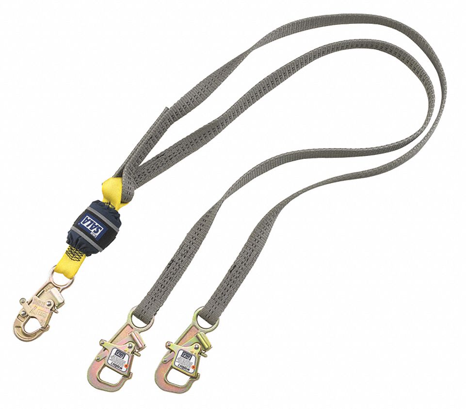 M Dbi Sala Shock Pack Steel Tie Back Shock Absorbing Lanyard