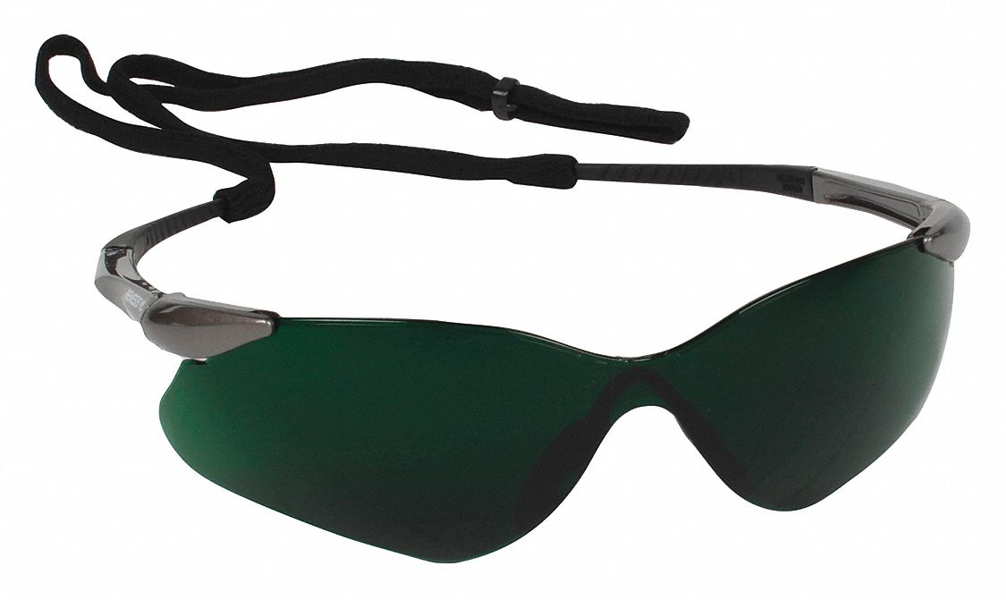 KLEENGUARD Nemesis VL ScratchResistant Safety Glasses , IR 5.0 Lens