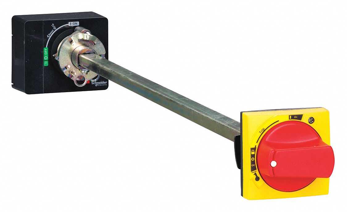 SQUARE D Front Extended Red Rotary Handle, For Use With PowerPact(R) B