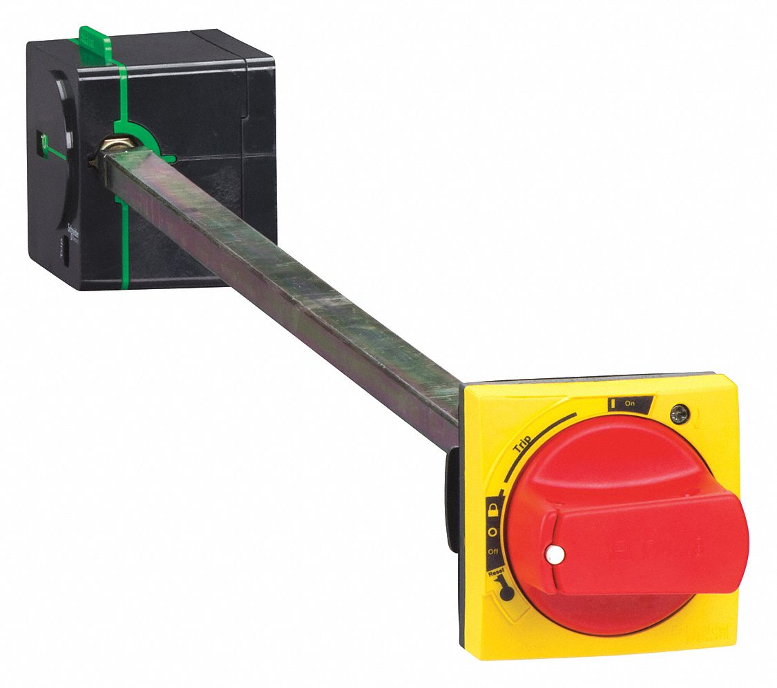 SQUARE D Side Extended Red Rotary Handle, For Use With PowerPact(R) B