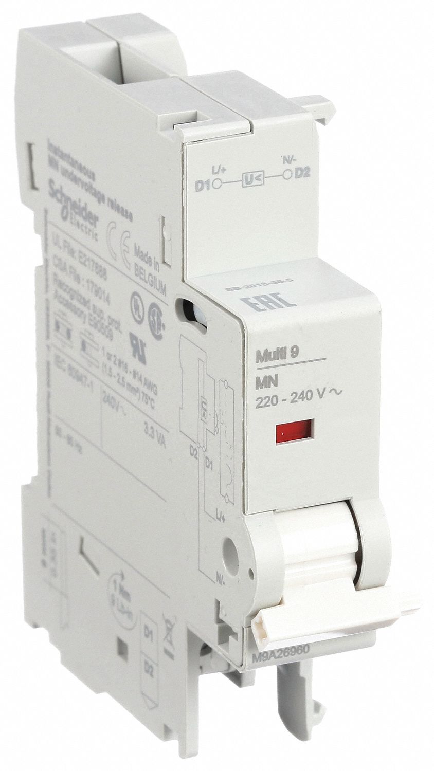 SCHNEIDER ELECTRIC Undervoltage Release Multi 9 Circuit Breakers