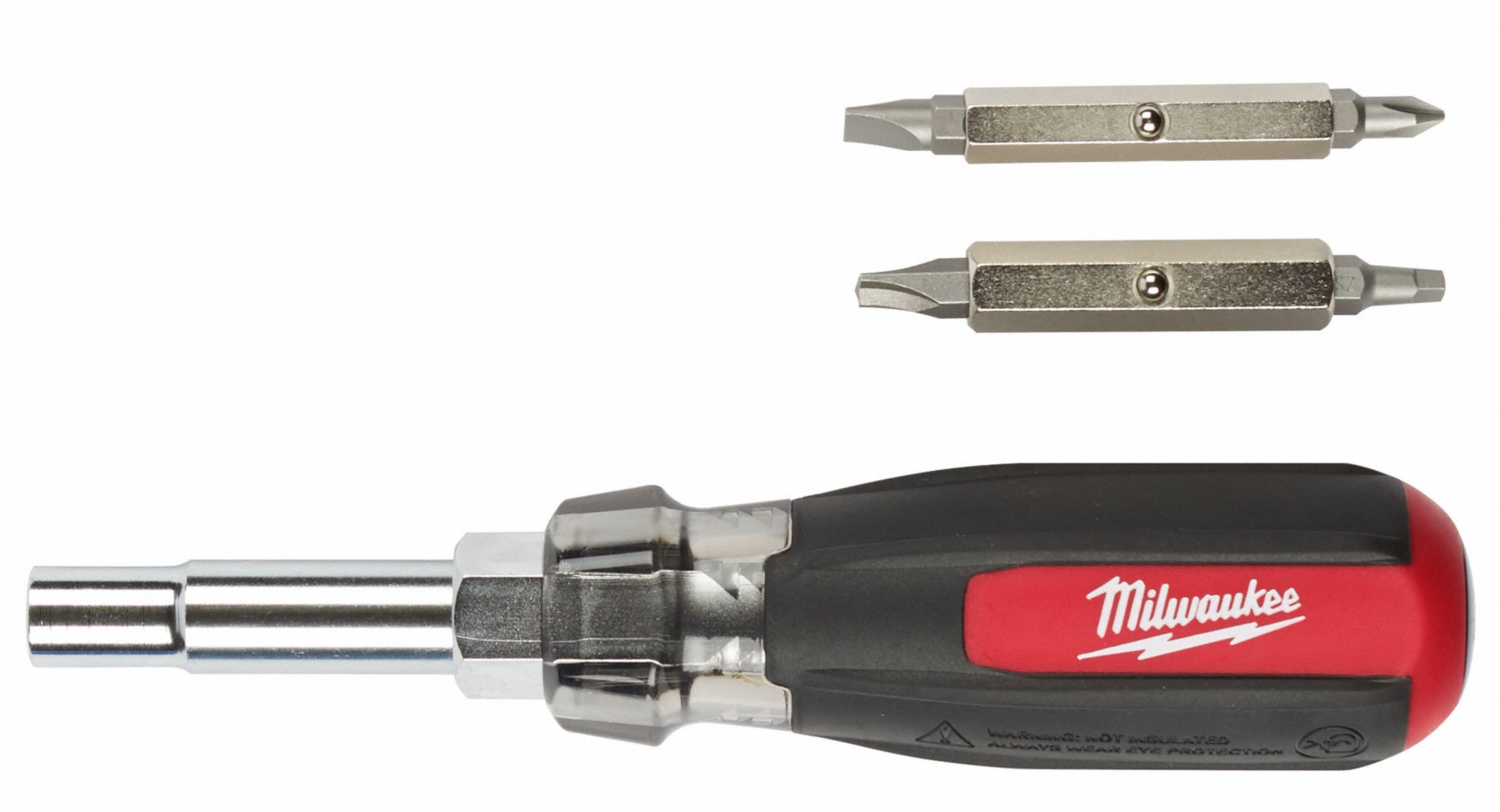 Milwaukee Multi Bit Screwdriver Ecx Phillips Slotted Square