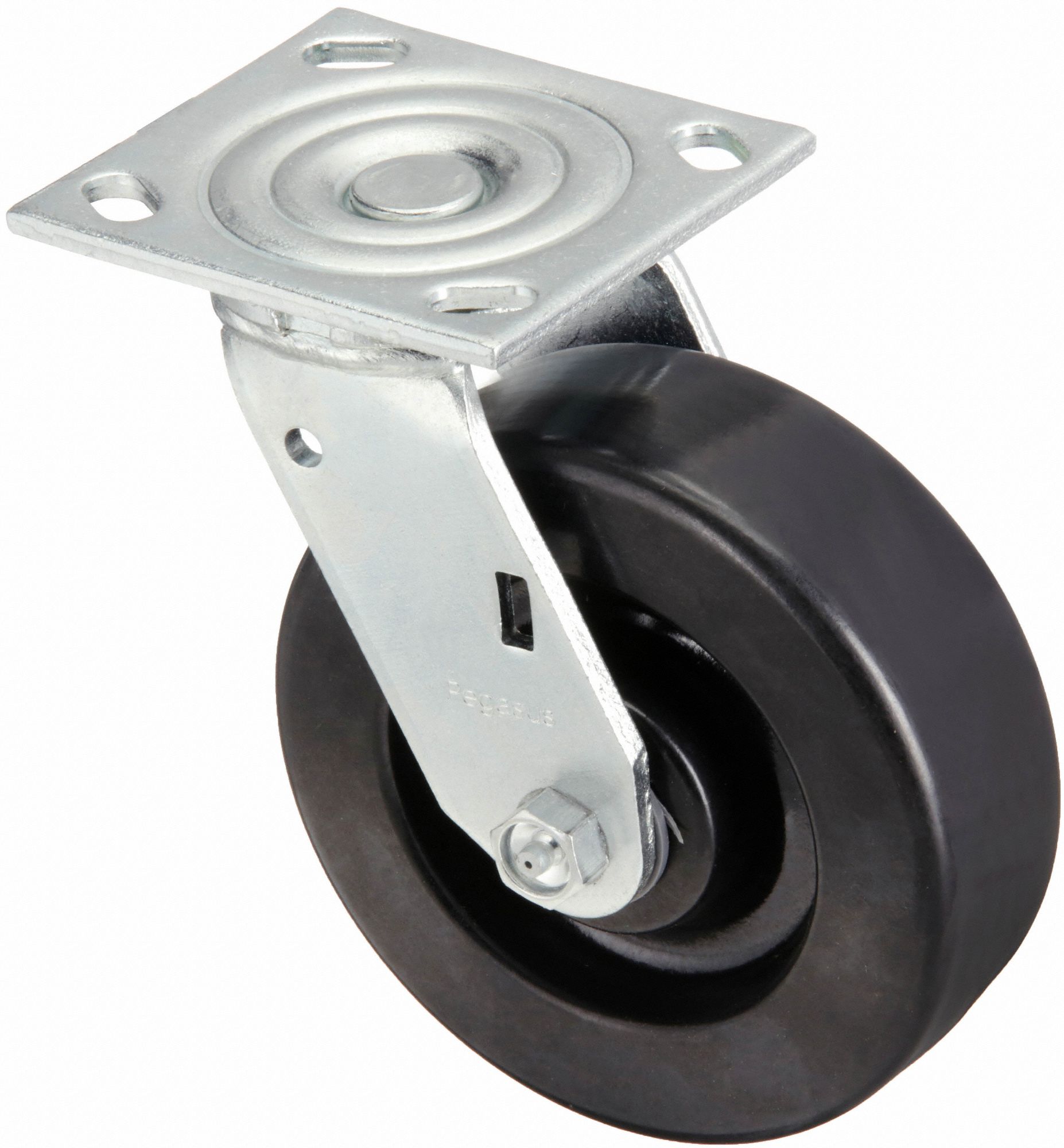 6 In Wheel Dia 1200 Lb NSF Listed Sanitary Plate Caster 489D03