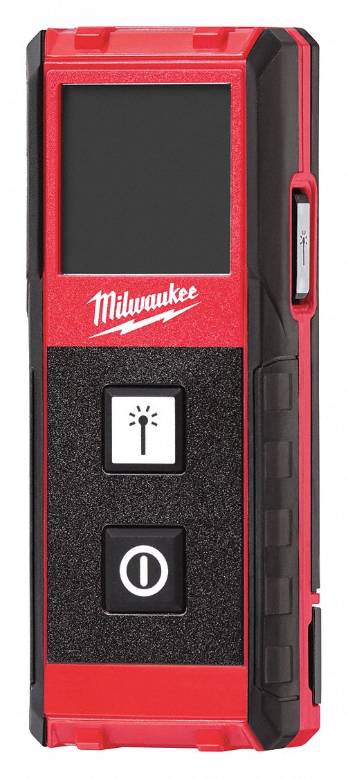MILWAUKEE Laser Distance Meter, Indoor, Outdoor, Maximum Measuring