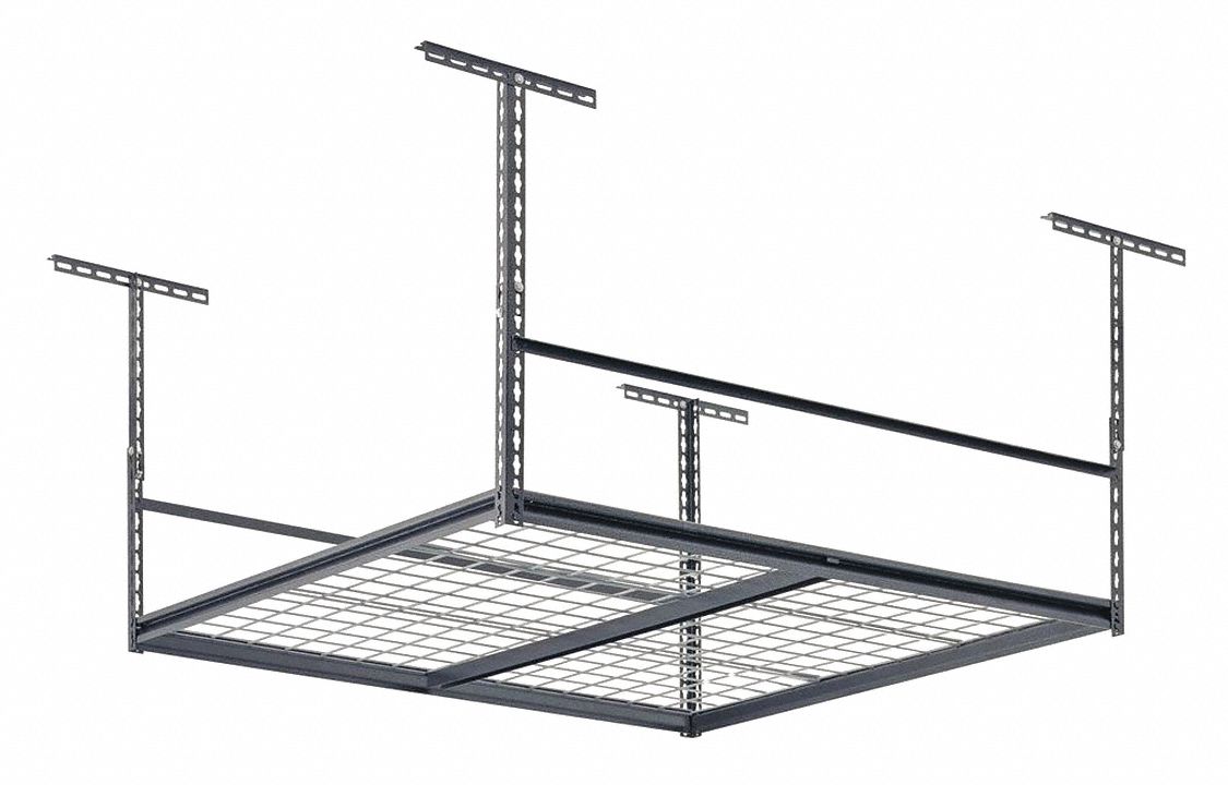 SANDUSKY Freestanding Horizontal Bar Storage Rack with Steel Wire