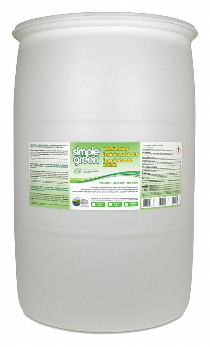 SIMPLE GREEN Laundry Detergent, Cleaner Form Liquid, Cleaner Container