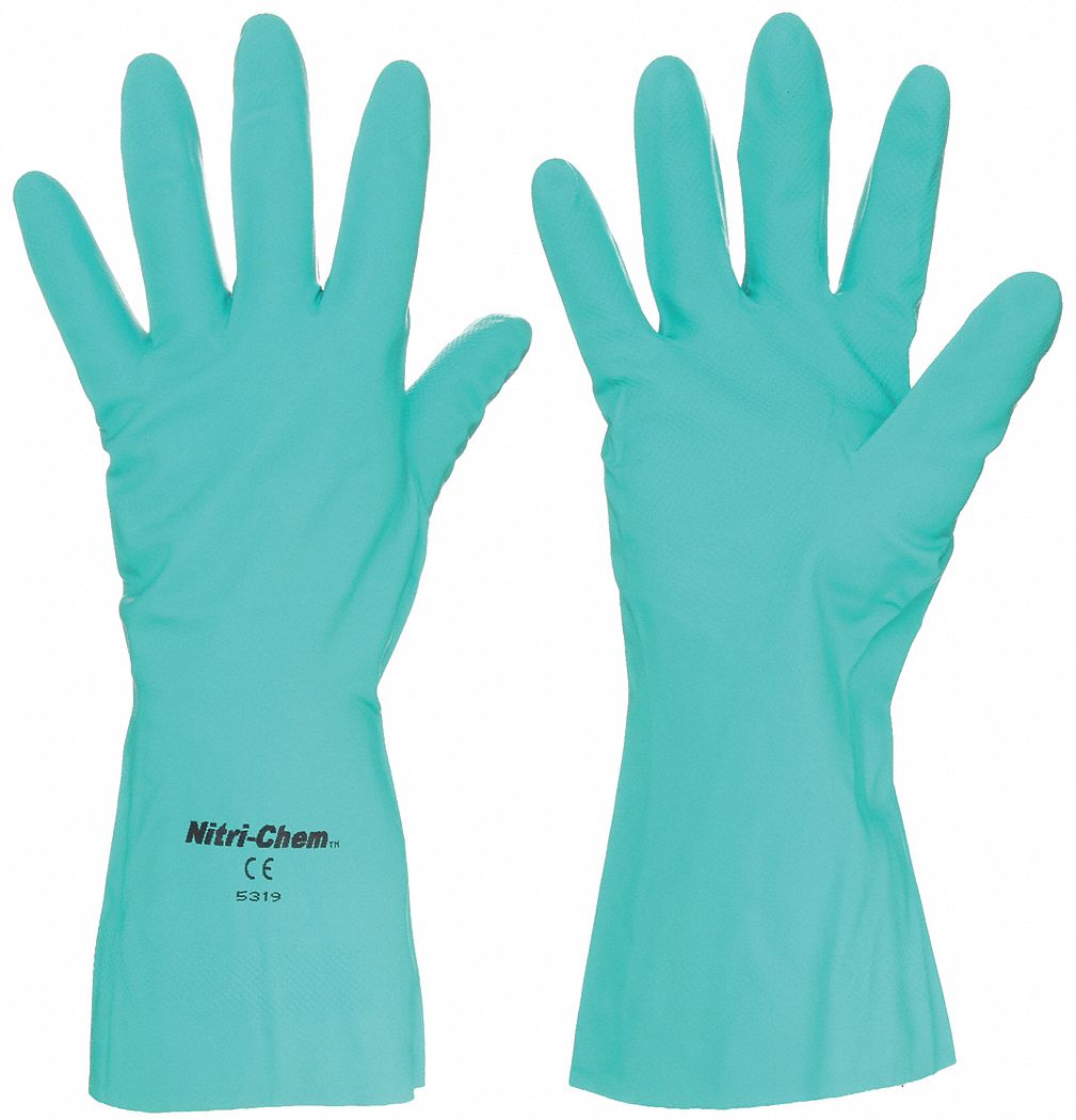 15 Mil Glove Thick 13 In Long Chemical Resistant Gloves 48GM74 5320