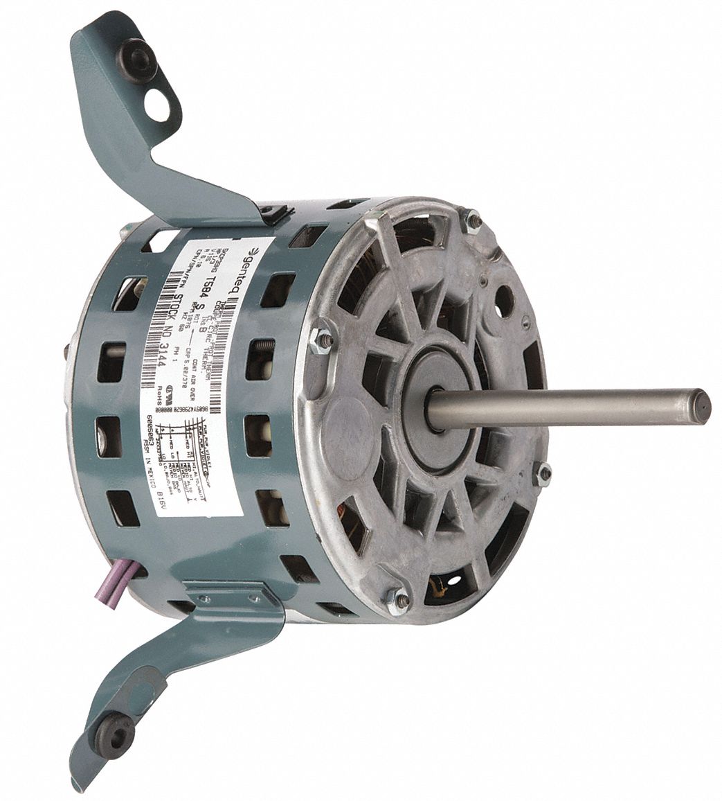 GENTEQ Direct Drive Blower Motor,1/3 HP,6.1 A - 48HT37|5KCP39HGT584S ...