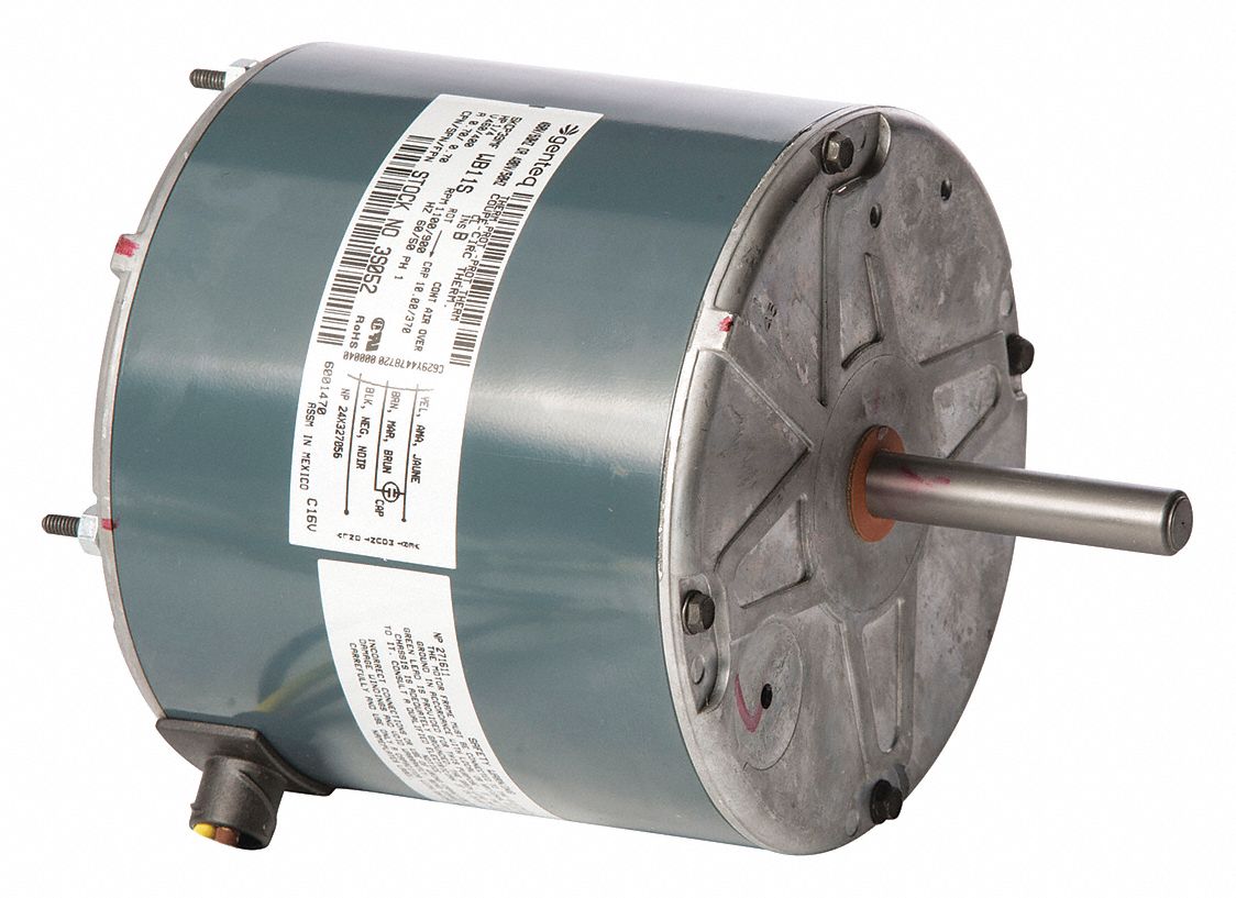 Genteq Condenser Fan Motor 1/4 HP 208-230V - Replacement For HVAC Systems