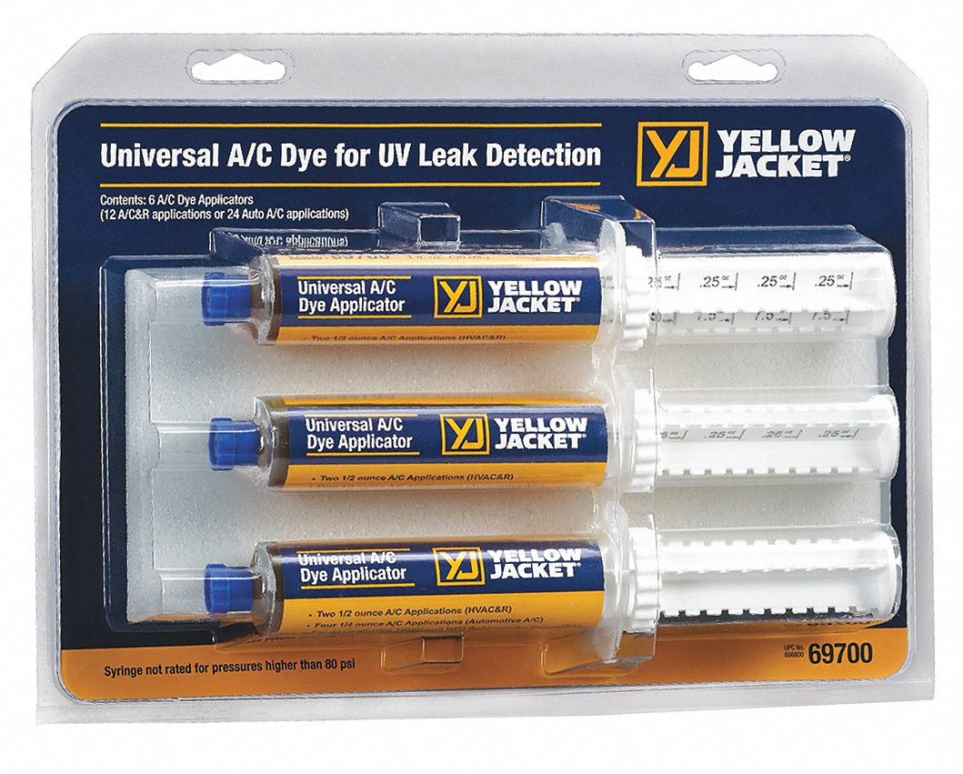 YELLOW JACKET Dye Disposable Injector 48RD6069700 Grainger