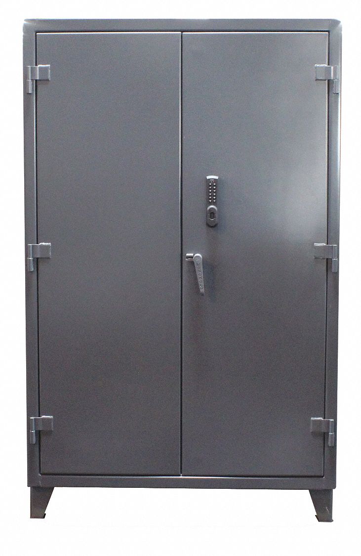 STRONG HOLD Heavy Duty Storage Dark Gray, 78 in H X 48 in W X