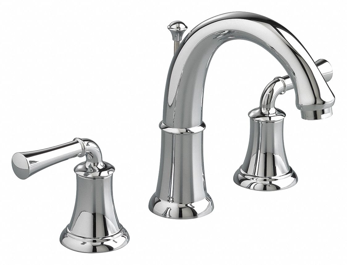 AMERICAN STANDARD Polished Chrome, Mid Arc, Bathroom Sink Faucet