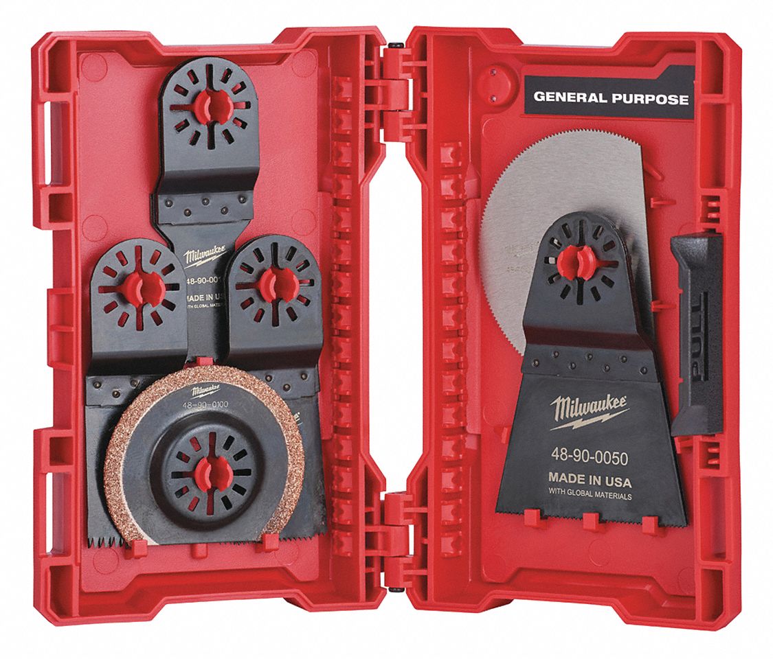 MILWAUKEE Oscillating Blade Kit, Number of Pieces 9 48UT2748901009