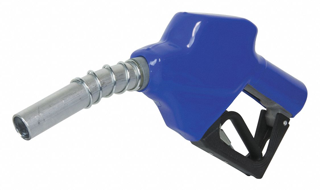 FILLRITE Fuel Nozzle, Curved Spout, Auto Operation, For Use With Fuel
