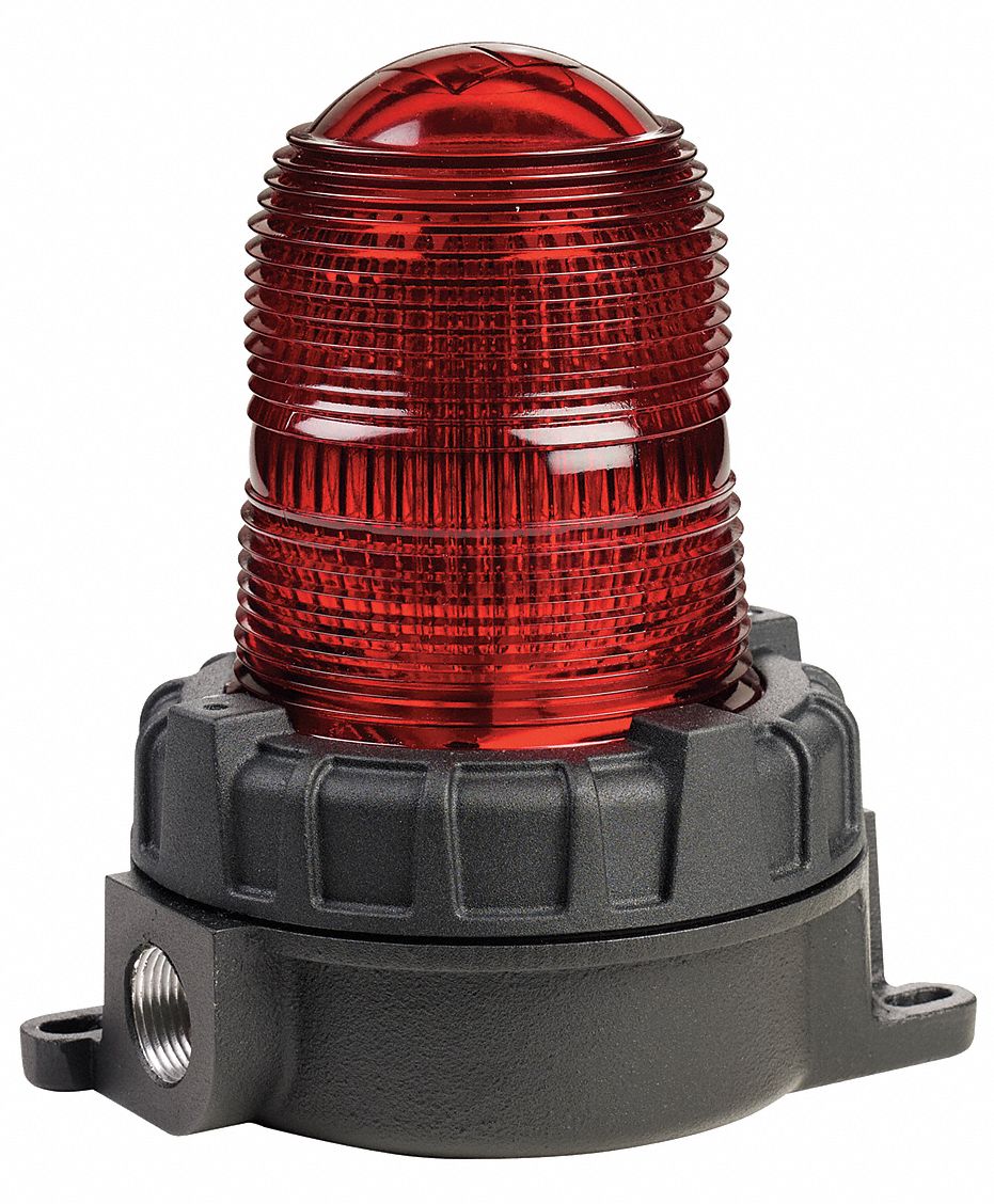 FEDERAL SIGNAL Red LED Warning Light 48Z706 191XL S120240R Grainger