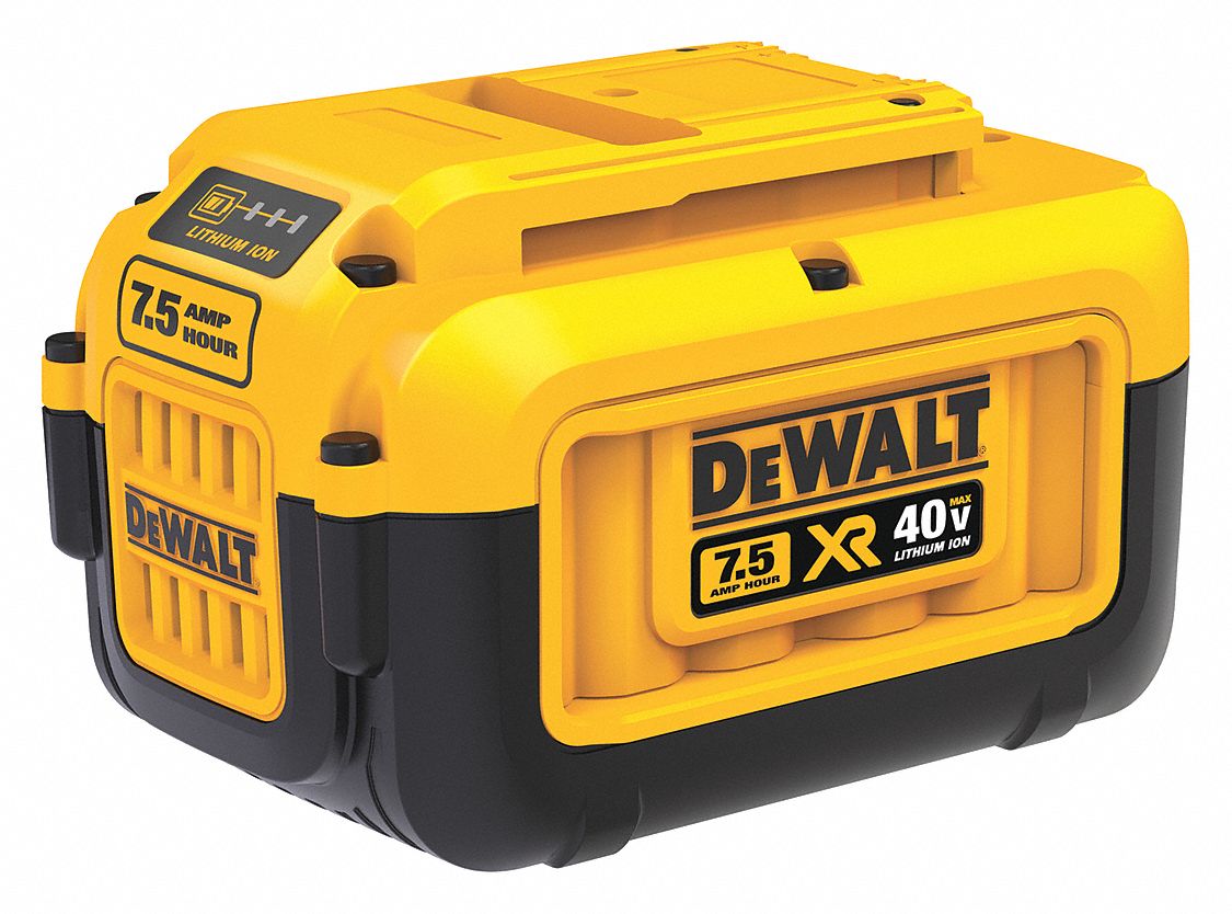 DEWALT XR™ Battery, LiIon, For Use With DEWALT® 40V Cordless Tools, 7