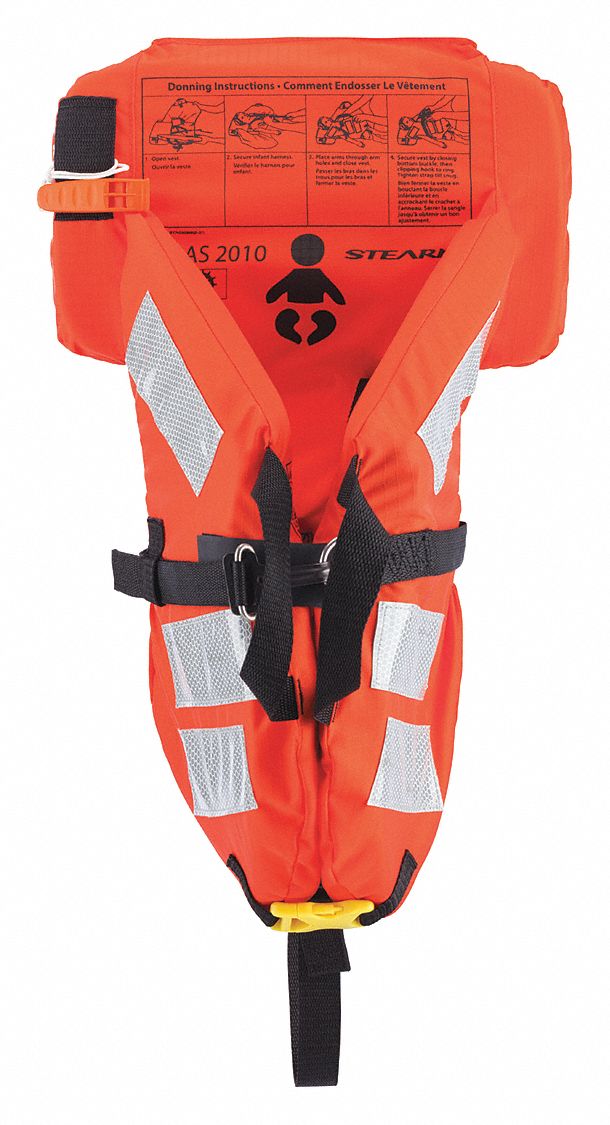 STEARNS Standard Life Jacket, USCG Type I, Foam Flotation Material