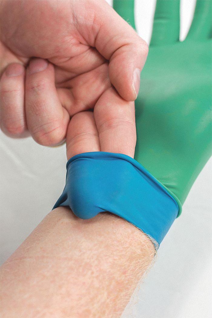 MICROFLEX Disposable Gloves, L, Green, PK500 491M2993360 Grainger