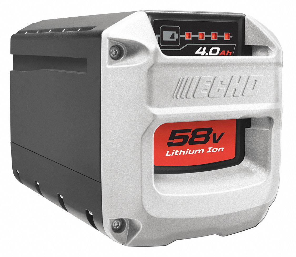 ECHO 58V Battery, LiIon, For Use With ECHO 58V Cordless Tools, 4.0Ah
