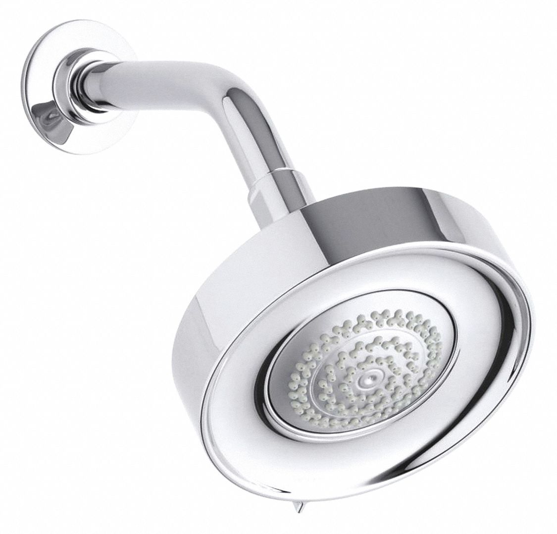 KOHLER Kohler, Wall Mounted, Showerhead, 1.75 gpm, Polished Chrome