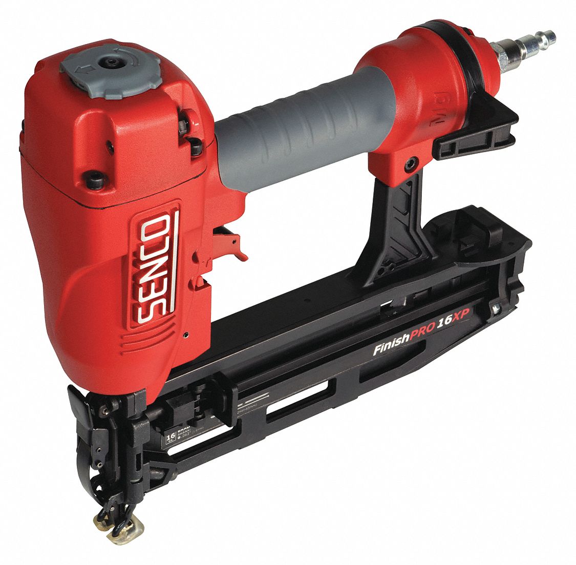 SENCO Strip Air Finish Nailer, Red - 494M30|FINiSHPRO16XP - Grainger