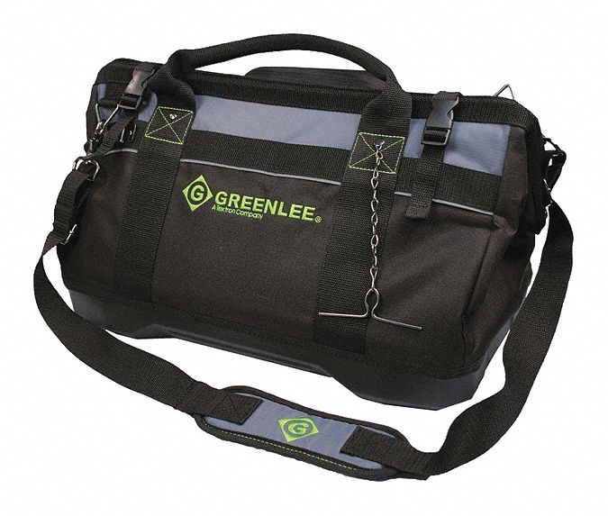 GREENLEE Polyester, Electricians, Tool Bag, Number of Pockets 19, 18