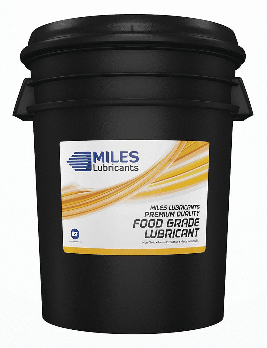 MILES LUBRICANTS Synthetic Hydraulic Oil, 5 Gal Pail, ISO Viscosity ...