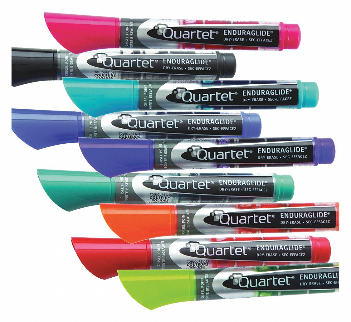 QUARTET Dry Erase Markers Chisel Marker Cap Capped Barrel Type 