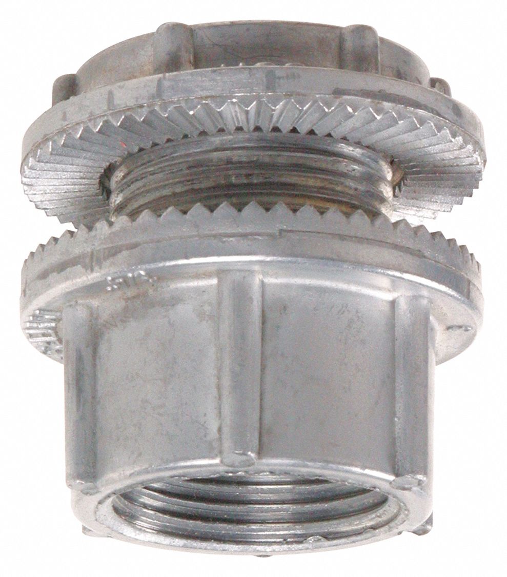 STI Conduit Hub,Nema 4X Zinc 3/4 In, Silver, Size 19 mm 49W668