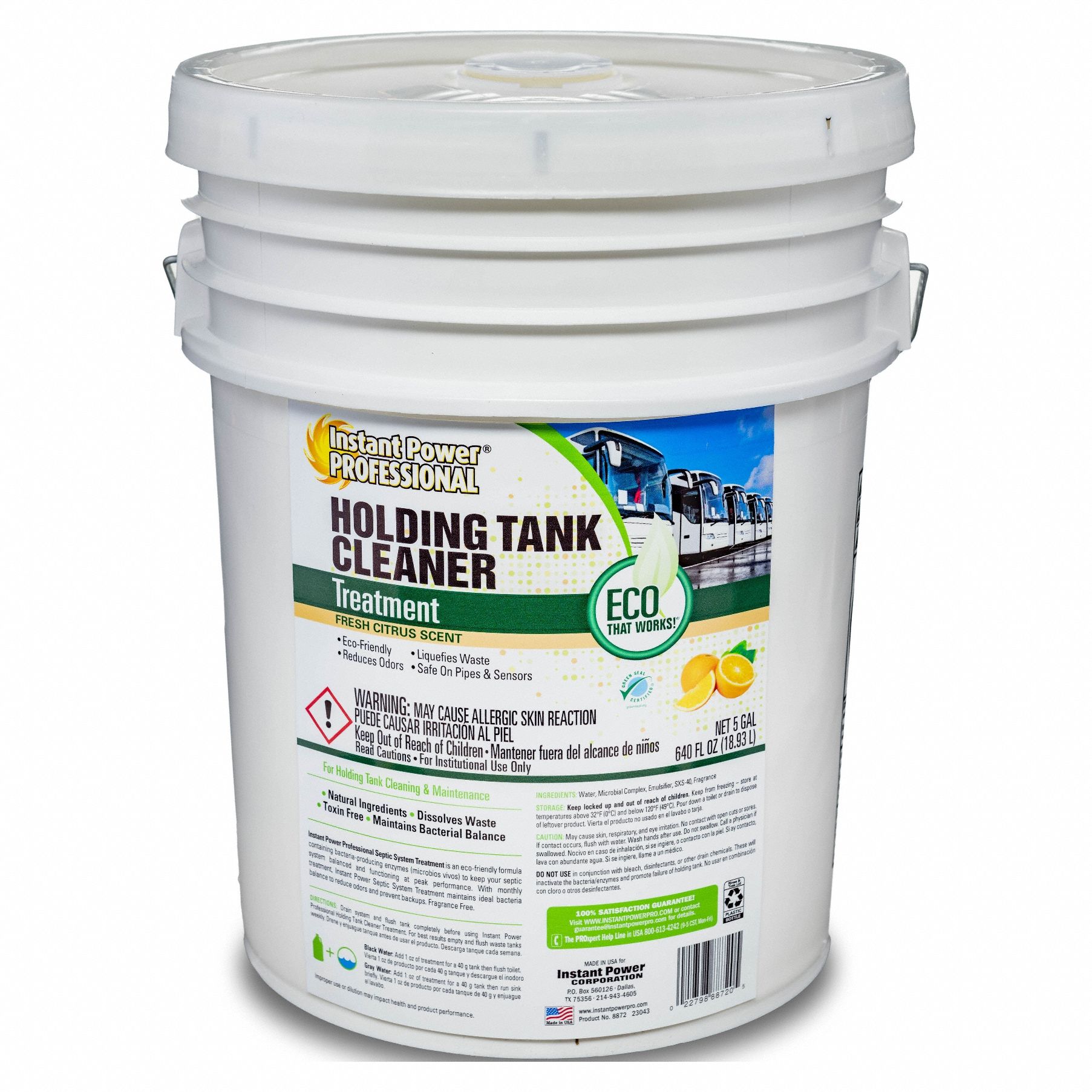 Instant Power Professional Bucket Gal Holding Tank Cleaner