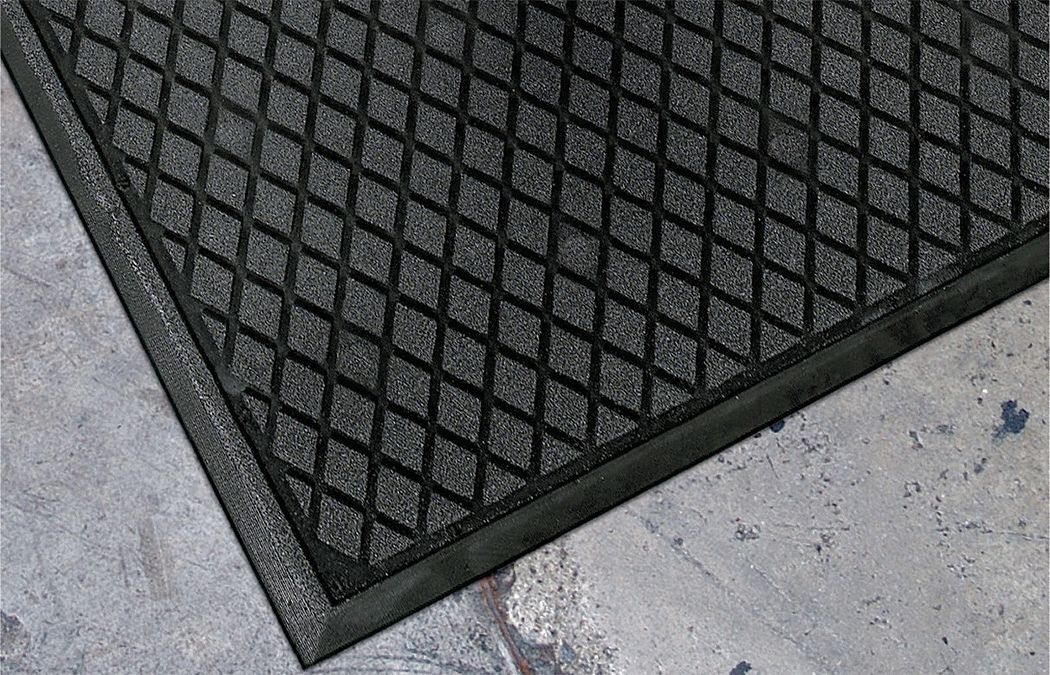 Antislip Floor Mat,5 ft. x 3 ft.,Diamond