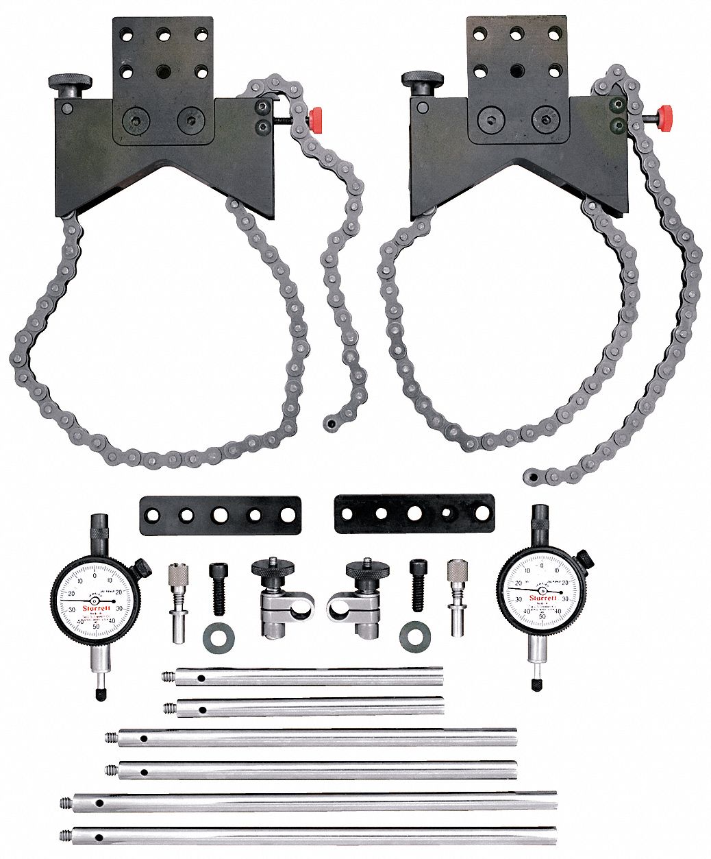 STARRETT Shaft Alignment Clamp Set Maximum Compatible Shaft Diameter 7 