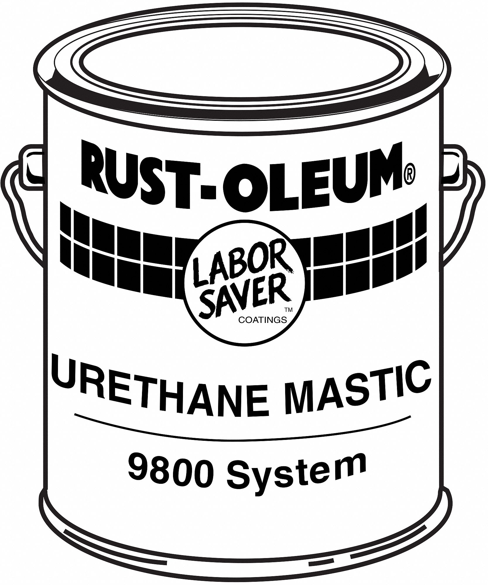 RUSTOLEUM Aluminum Urethane Mastic Coating, Gloss Finish, 160 to 280